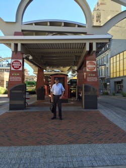 Home Depot, Meijer, Sinclair, his church – Gotschall finds a route to arrive safely everywhere he travels. Home Depot, Meijer, Sinclair, his church – Gotschall finds a route to arrive safely everywhere he travels.