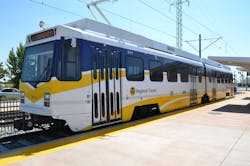The refurbishment included overhauling the bogie, the structure located underneath the train where the wheels and axles are attached, modernizing the vehicle's communications, event recorders and auxiliary power systems, and updating the vehicle’s heating and air units and exterior body. The refurbishment included overhauling the bogie, the structure located underneath the train where the wheels and axles are attached, modernizing the vehicle's communications, event recorders and auxiliary power systems, and updating the vehicle’s heating and air units and exterior body.