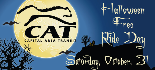 Ride CAT free Oct. 31.