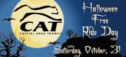 Ride CAT free Oct. 31. Ride CAT free Oct. 31.