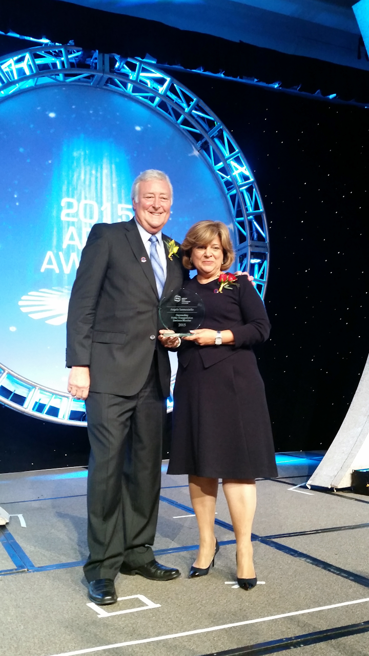 Outstanding Public Transportation Business Member: Angela Iannuzziello, vice president, Canada Transit Market Lead, Aecom.