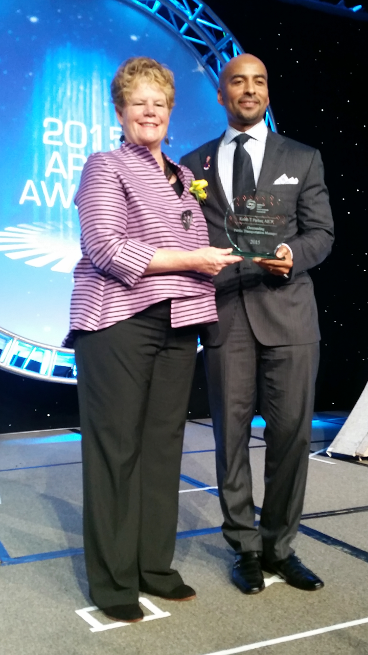 Outstanding Public Transportation Manager: Keith T. Parker, General Manager/CEO, Metropolitan Atlanta Rapid Transit Authority (MARTA), Atlanta, Georgia.