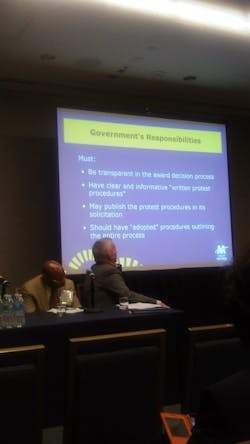 Joe Ramirez presents a list of things government agencies need to do in order to mitigate protests from the RFP process. Joe Ramirez presents a list of things government agencies need to do in order to mitigate protests from the RFP process.