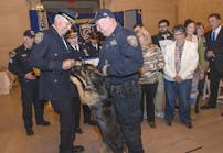 Class of 2015 MTA PD Canine Graduates during the MTA Police Department 2015 Canine Explosive Detection Graduation Ceremony.