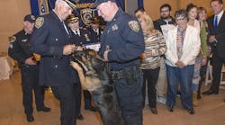 Class of 2015 MTA PD Canine Graduates during the MTA Police Department 2015 Canine Explosive Detection Graduation Ceremony.