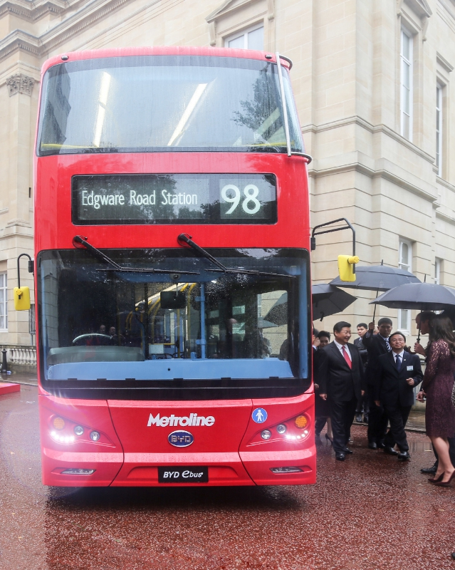 The new double-decker bus can carry 81 passengers and is fully air conditioned.