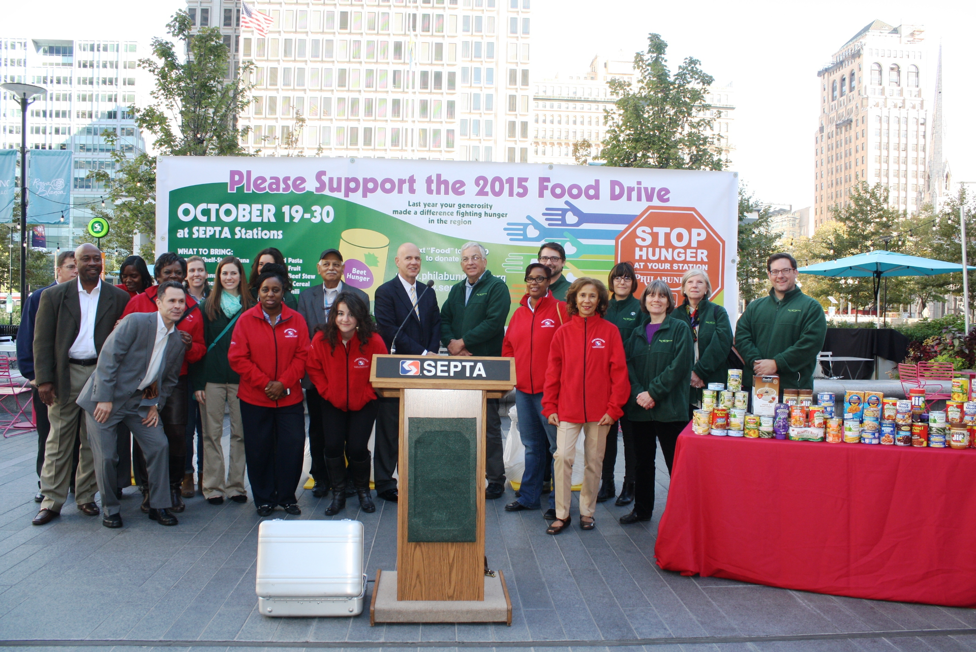 SEPTA kicks off its annual food drive Oct. 19.