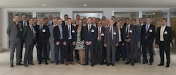 Participants of the IT for Rail Management conference of Trenitalia and IVU in Rome.