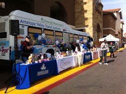 The AVTA Stuff-a-Bus was started over 20 years ago as a way for the agency to help less fortunate children and families in the community during the holidays. The AVTA Stuff-a-Bus was started over 20 years ago as a way for the agency to help less fortunate children and families in the community during the holidays.