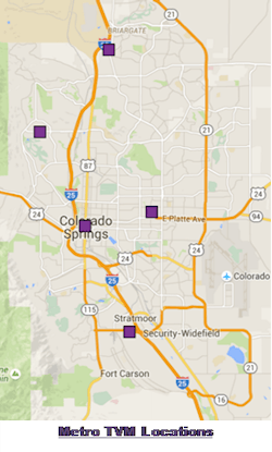 Locations of Mountain Metropolitan Transit's new ticket vending machines. Locations of Mountain Metropolitan Transit's new ticket vending machines.