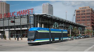 Rendering of the Milwaukee Streetcar, which will be made by Brookville Equipment Corp.