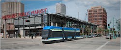 Rendering of the Milwaukee Streetcar, which will be made by Brookville Equipment Corp.