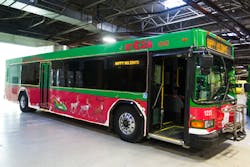 RTA employees and their families will board and ride the special bus for its debut appearance during the Dayton Holiday Festival and Children’s Parade Nov. 27. RTA employees and their families will board and ride the special bus for its debut appearance during the Dayton Holiday Festival and Children’s Parade Nov. 27.