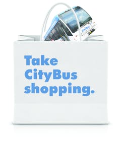 CityBus is encouraging shoppers to take transit this holiday season in order to avoid the hassles of crowded parking lots. CityBus is encouraging shoppers to take transit this holiday season in order to avoid the hassles of crowded parking lots.