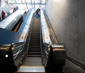 The two new escalators are the first of six that are replaced, two-at-a-time, as part of a multi-year project that began in January.