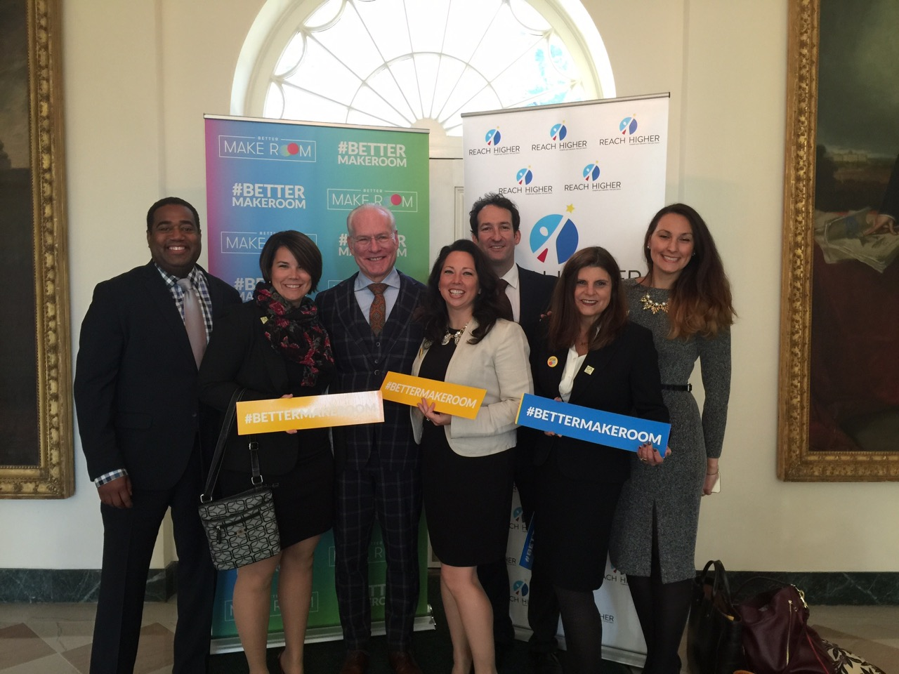 Celebrity Tim Gunn with the Commuter Advertising team promoting the #BetterMakeRoom campaign airing on buses in Toledo and Dayton.
