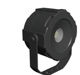 The 10 watt Palm LED Light is powered with a lithium-ion 11.1 Volt 2200 mAh battery.