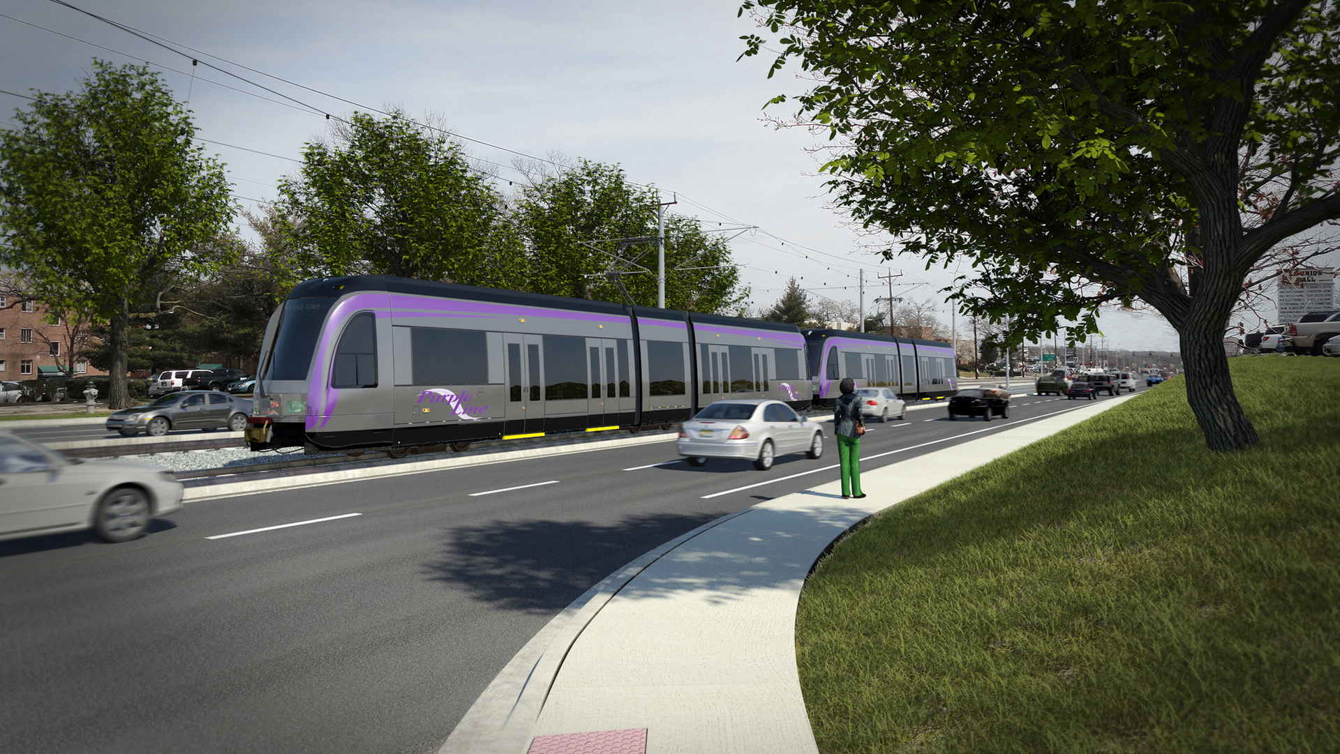 The Maryland Transit Administration&rsquo;s proposed Purple Line is a 16-mile, 21-station light rail line in the northern Washington D.C. suburbs.