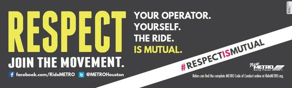 Houston Metro has launched a new campaign to spell out the rules of the road and to stave off operator assaults.