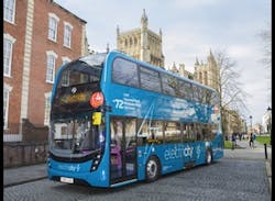 The new electric buses will run in Bristol primarily in pure-electric in order to improve air quality. The new electric buses will run in Bristol primarily in pure-electric in order to improve air quality.