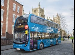 The new electric buses will run in Bristol primarily in pure-electric in order to improve air quality.