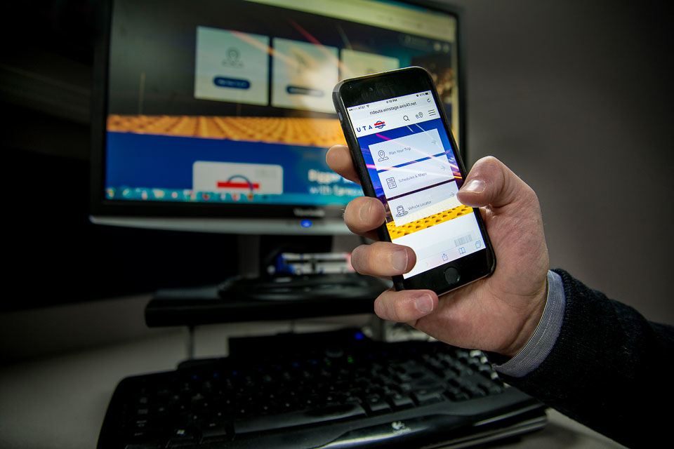 See your train or bus using UTA's vehicle locator feature.