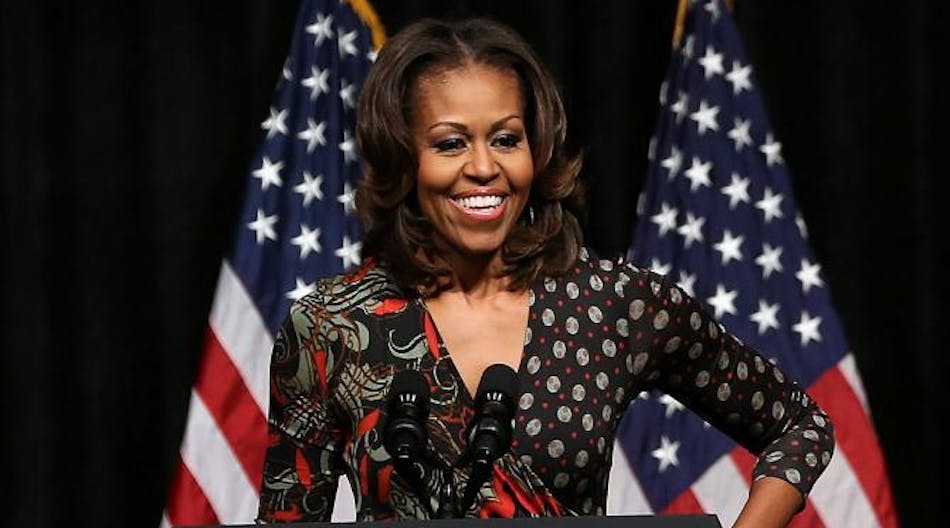 Omnitrans riders will start hearing Michelle Obama&apos;s voice on board in January.