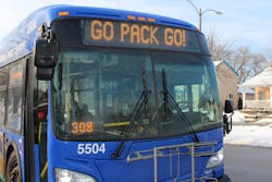 MCTS shows its support for the Green Bay Packers in advance of the team's playoff game Jan. 16, against the Arizona Cardinals. MCTS shows its support for the Green Bay Packers in advance of the team's playoff game Jan. 16, against the Arizona Cardinals.