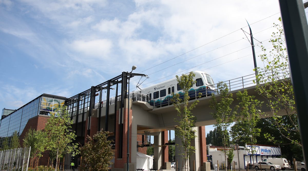 Link Light Rail launched in July, 2009.