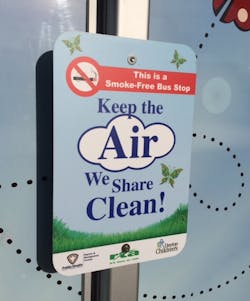 Bus Stop Sign at Dayton Children’s Hospital – located in each bus shelter. Bus Stop Sign at Dayton Children’s Hospital – located in each bus shelter.