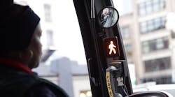 The driver assistance technology, called Mobileye Shield+ by Rosco Vision Systems, uses four bus-mounted vision sensors to identify and alert bus drivers when pedestrians, cyclists or vehicles are in close proximity to a bus.