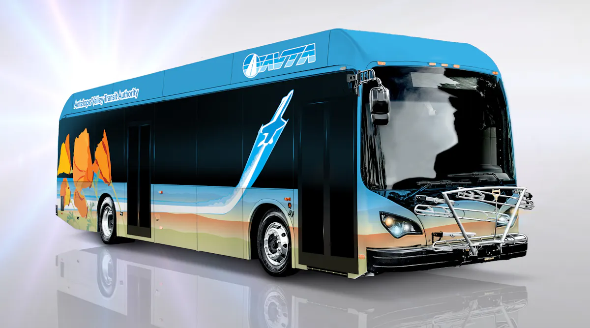 Avta Bus Antelope Valley Transit Authority’s electric fleet passes 10 million ...