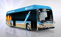 AVTA new paint scheme for electric buses. AVTA new paint scheme for electric buses.