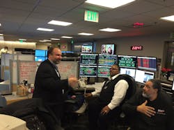 MTA Administrator Paul Comfort consults with managers at the MTA Operations Control Center during Winter Storm Jonas. MTA Administrator Paul Comfort consults with managers at the MTA Operations Control Center during Winter Storm Jonas.