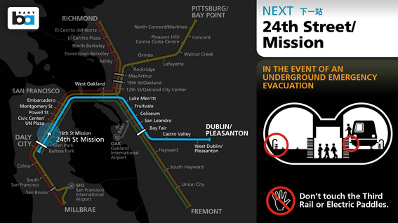 Passenger Information Systems Get an Upgrade on New BART Trains Mass