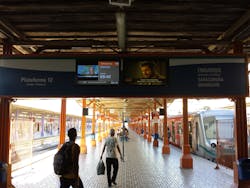 Harman in use at SuperVia train station in Rio de Janeiro. Harman in use at SuperVia train station in Rio de Janeiro.