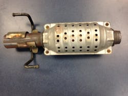 Recovered catalytic converter. Recovered catalytic converter.