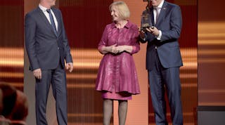 The Hermes Award is presented to CEO Philip Harting.