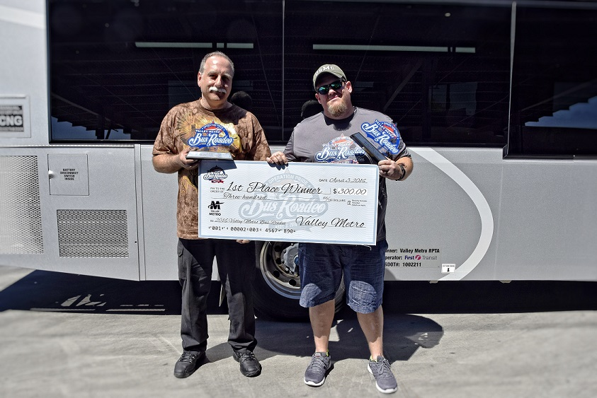 Total Transit Maintenance Technicians Alan Kulchecki and Brent Cantelon.
