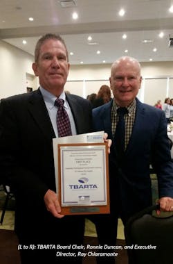 (L to R): TBARTA Board Chair, Ronnie Duncan, and Executive Director, Ray Chiaramonte.