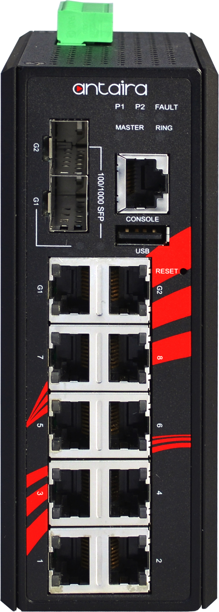 Antaira Lmx 1002 C F Managed Ethernet Switch 571e1f57ac34d