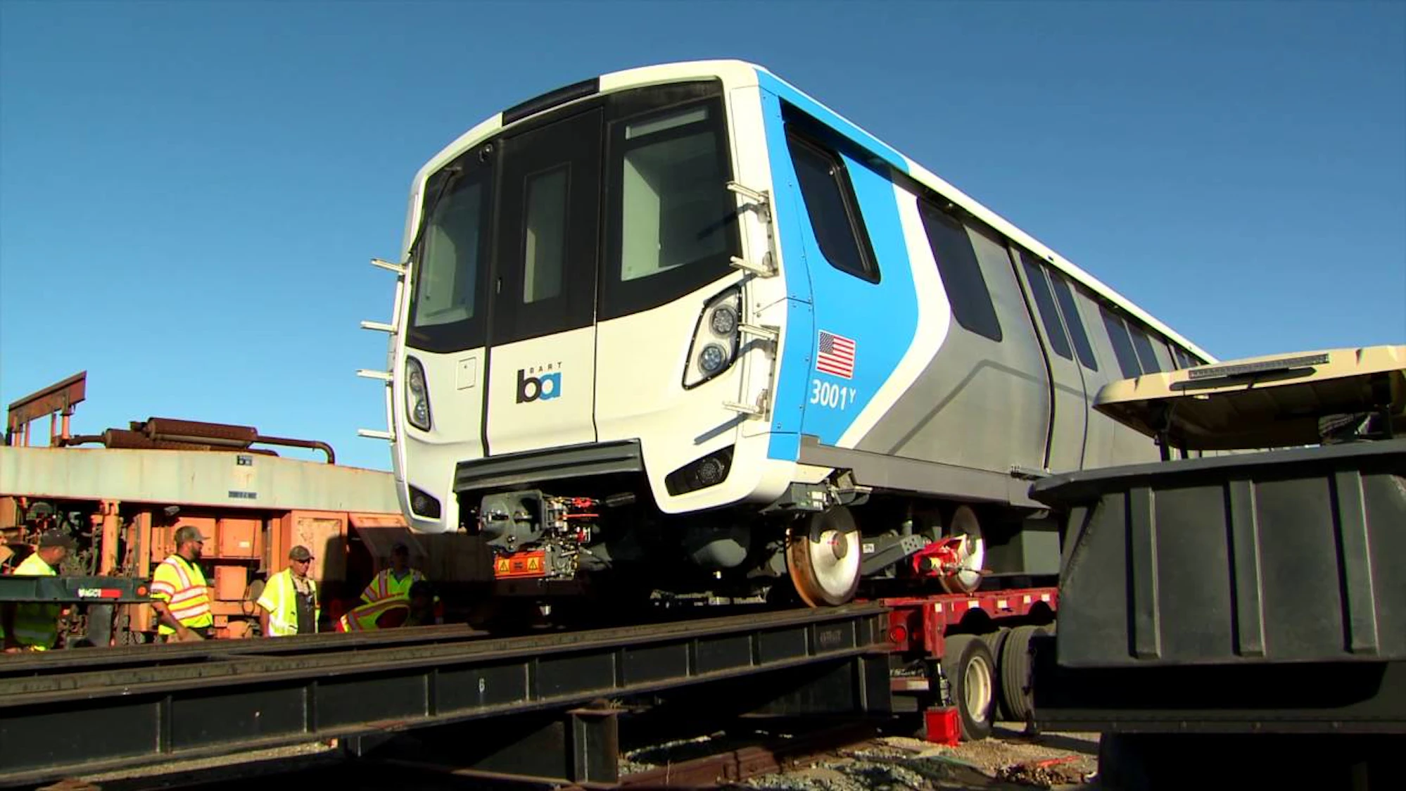 Onsite Testing Begins for BART’s First New Train Car | Mass Transit