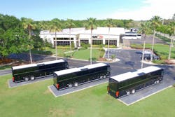 Windy City recently took delivery of three 56 passenger 2016 Van Hool CX45&rsquo;s.