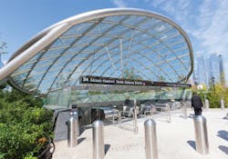 34th Street/Hudson Yards Station, No. 7 Subway Line Extension, New York, NY. 34th Street/Hudson Yards Station, No. 7 Subway Line Extension, New York, NY.