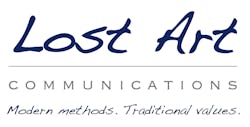 Lost Art Logo with Slogan 573f0fb254ba9