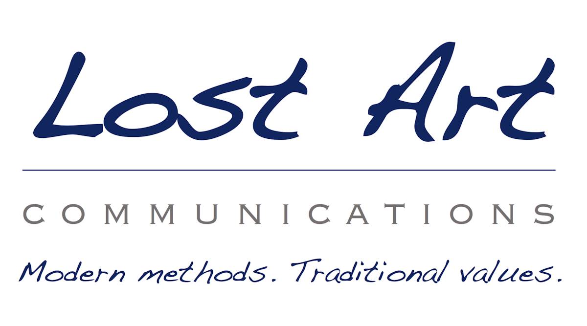 Lost Art Logo with Slogan 573f0fb254ba9