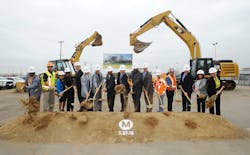 Southwest maintenance yard groundbreaking. Southwest maintenance yard groundbreaking.