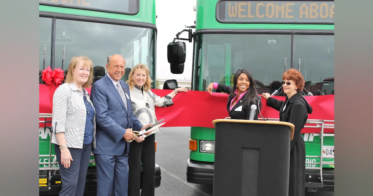 TransIT Holds Ribbon Cutting Ceremony for Electric Buses | Mass Transit