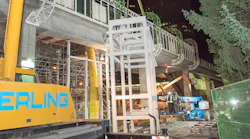 Metrotown Station Double Elevator Installation Timelapse