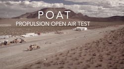 Hyperloop One - Propulsion Open Air Test